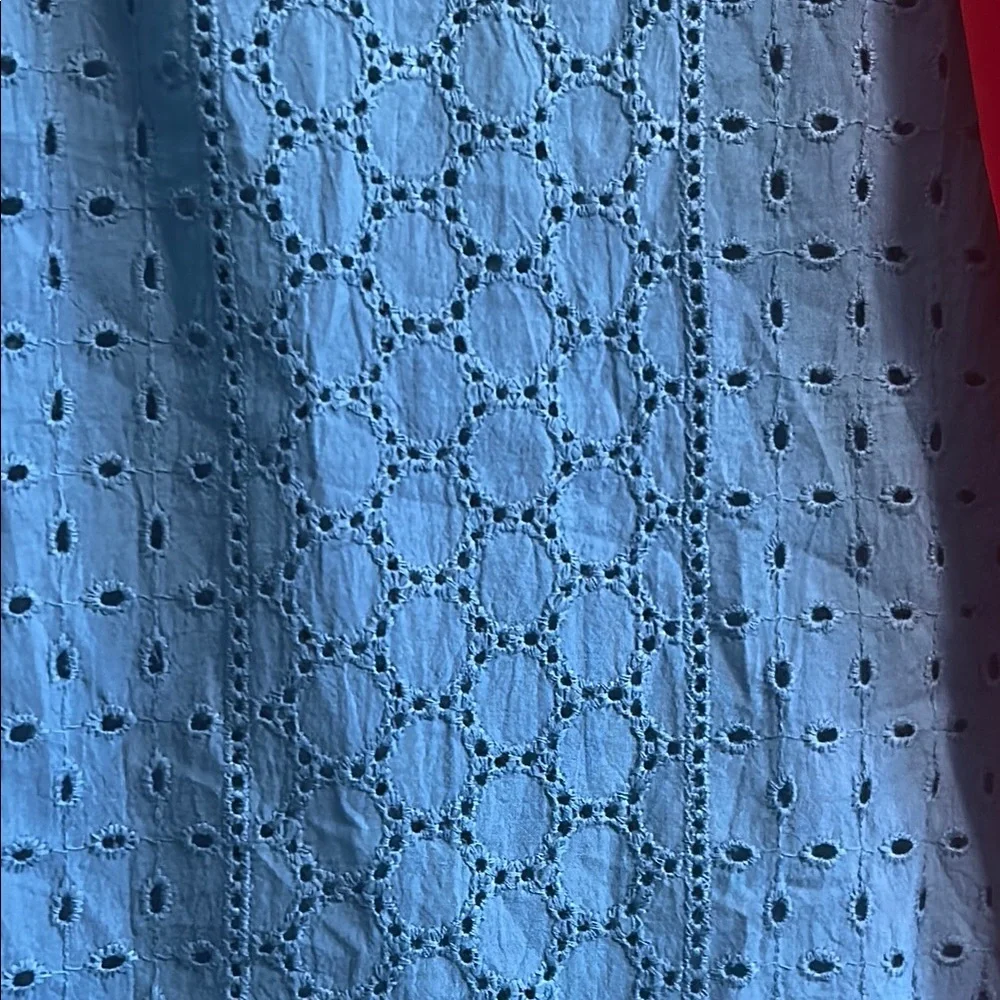 Bundle or 2 Diva Cotton Table Runners; Blue & Red 14 x 72 - Picture 8 of 10